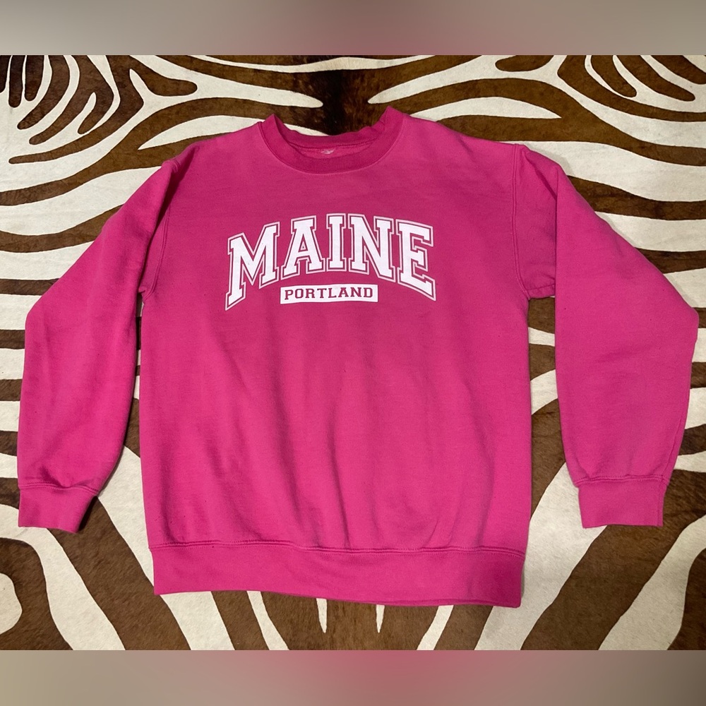 Vintage 80s Portland Maine Sweatshirt Small